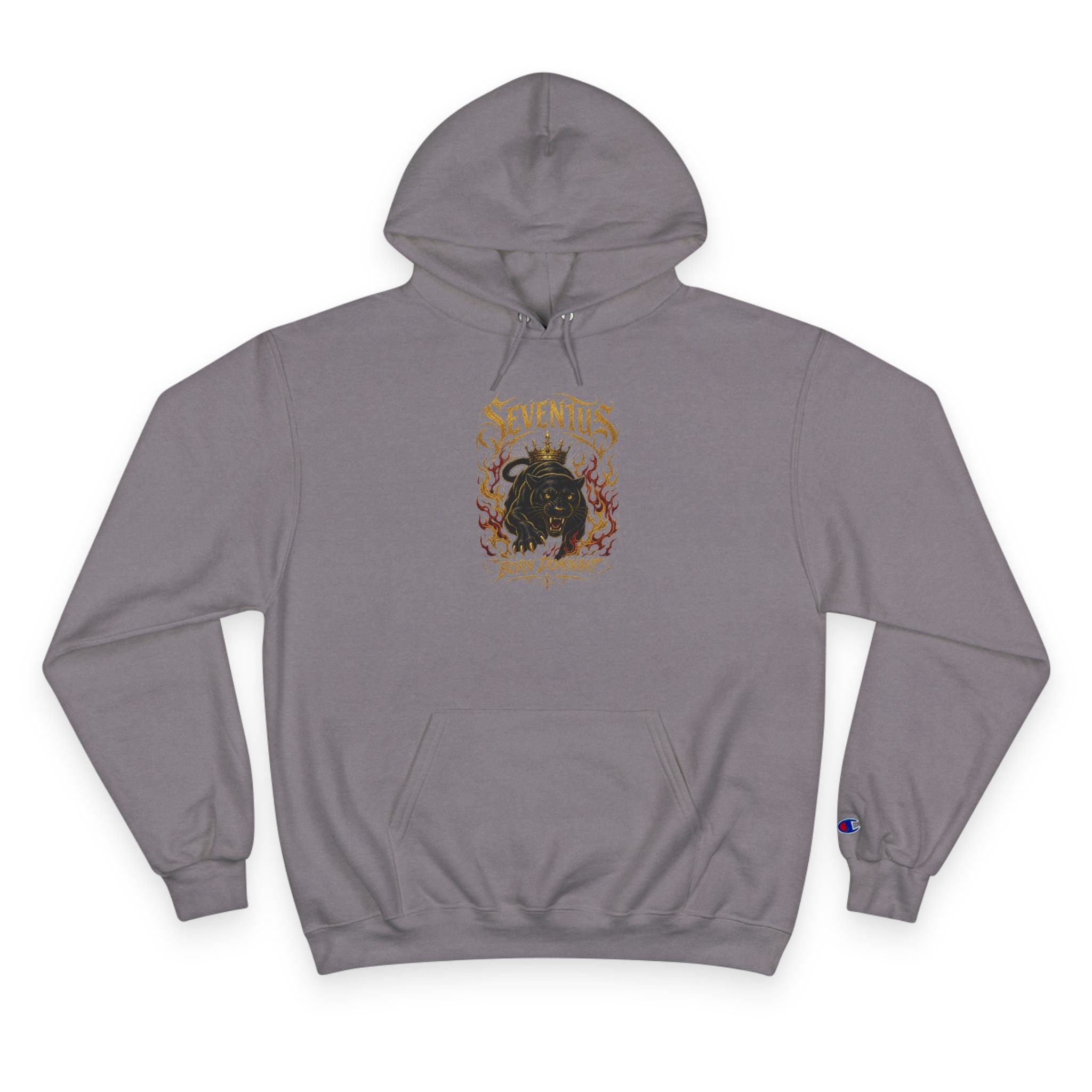 Champion Hoodie — 'Seventus' Vintage Flame Graphic Pullover