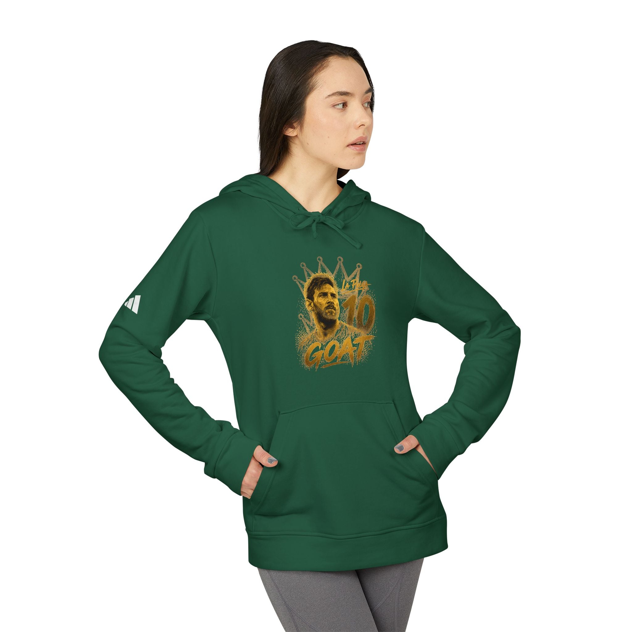Seventus x Adidas | Hoodie, Messi GOAT Graphic — Streetwear Pullover