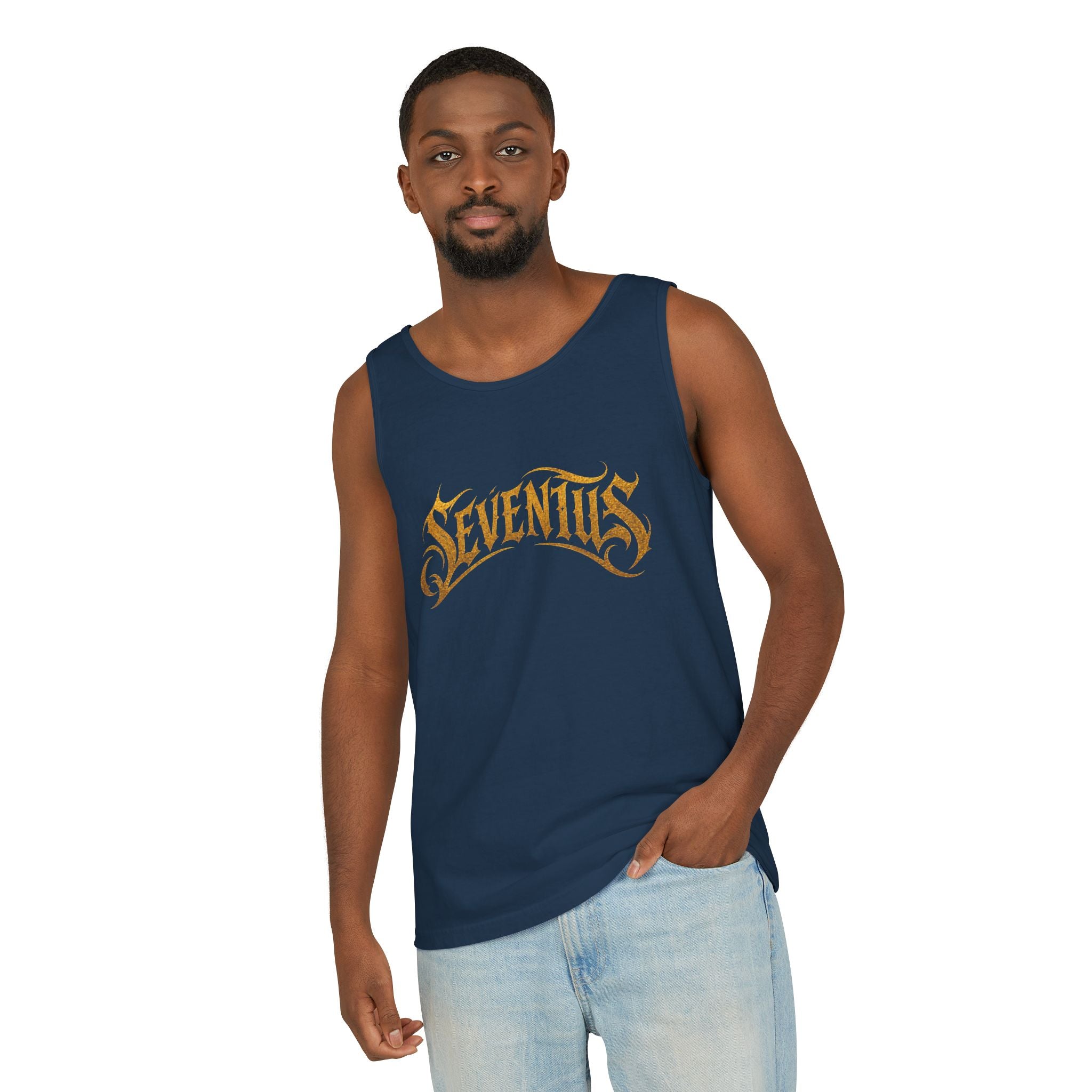 Tank Top — Seventus Panther Graphic "Born Dominant"