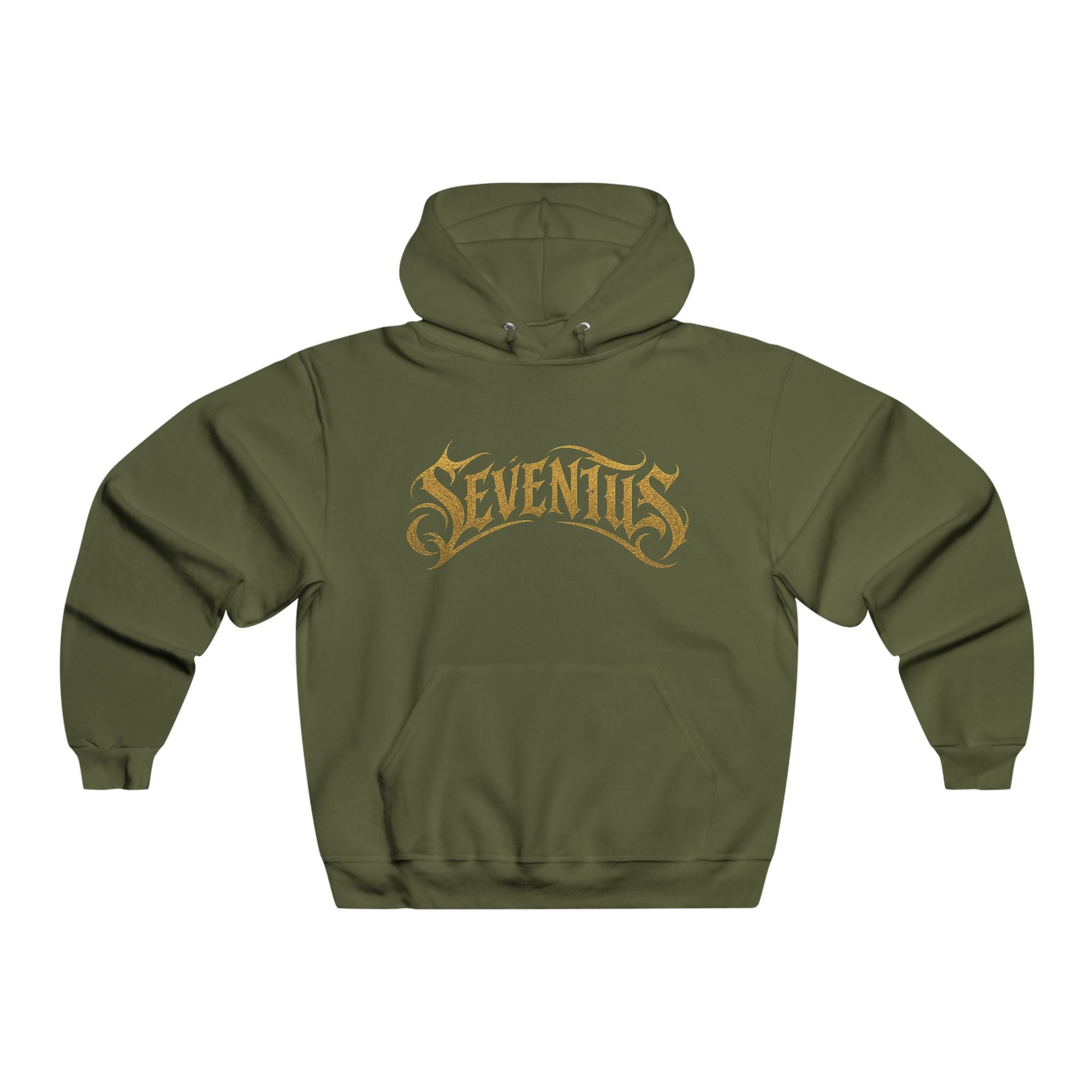 Seventus Graphic Hoodie — Flame Panther Back Print