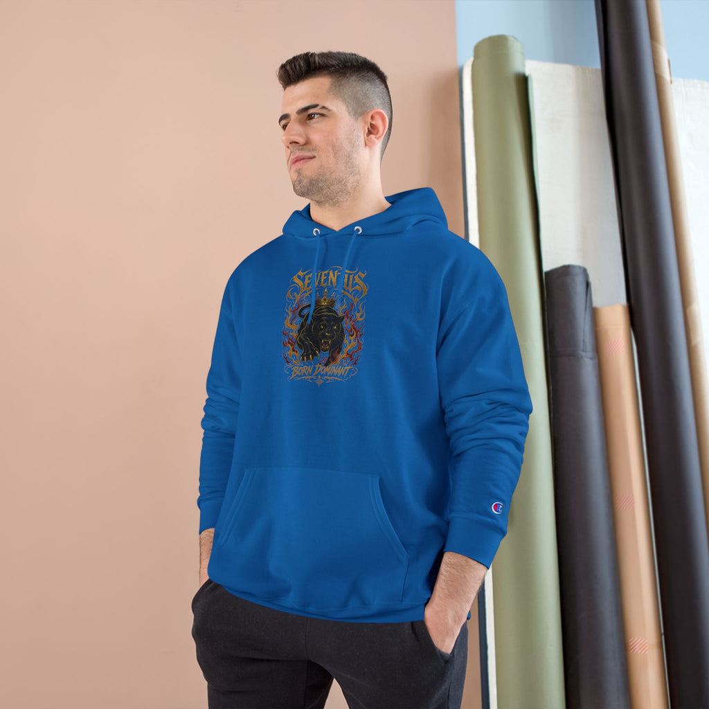 Champion Hoodie — 'Seventus' Vintage Flame Graphic Pullover