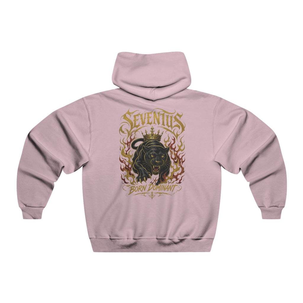 Seventus Graphic Hoodie — Flame Panther Back Print