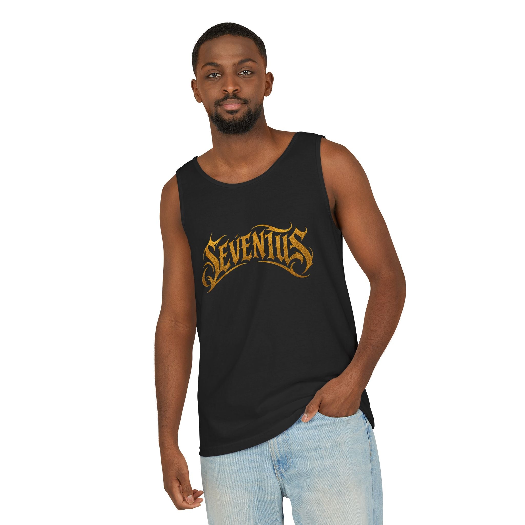 Tank Top — Seventus Panther Graphic "Born Dominant"