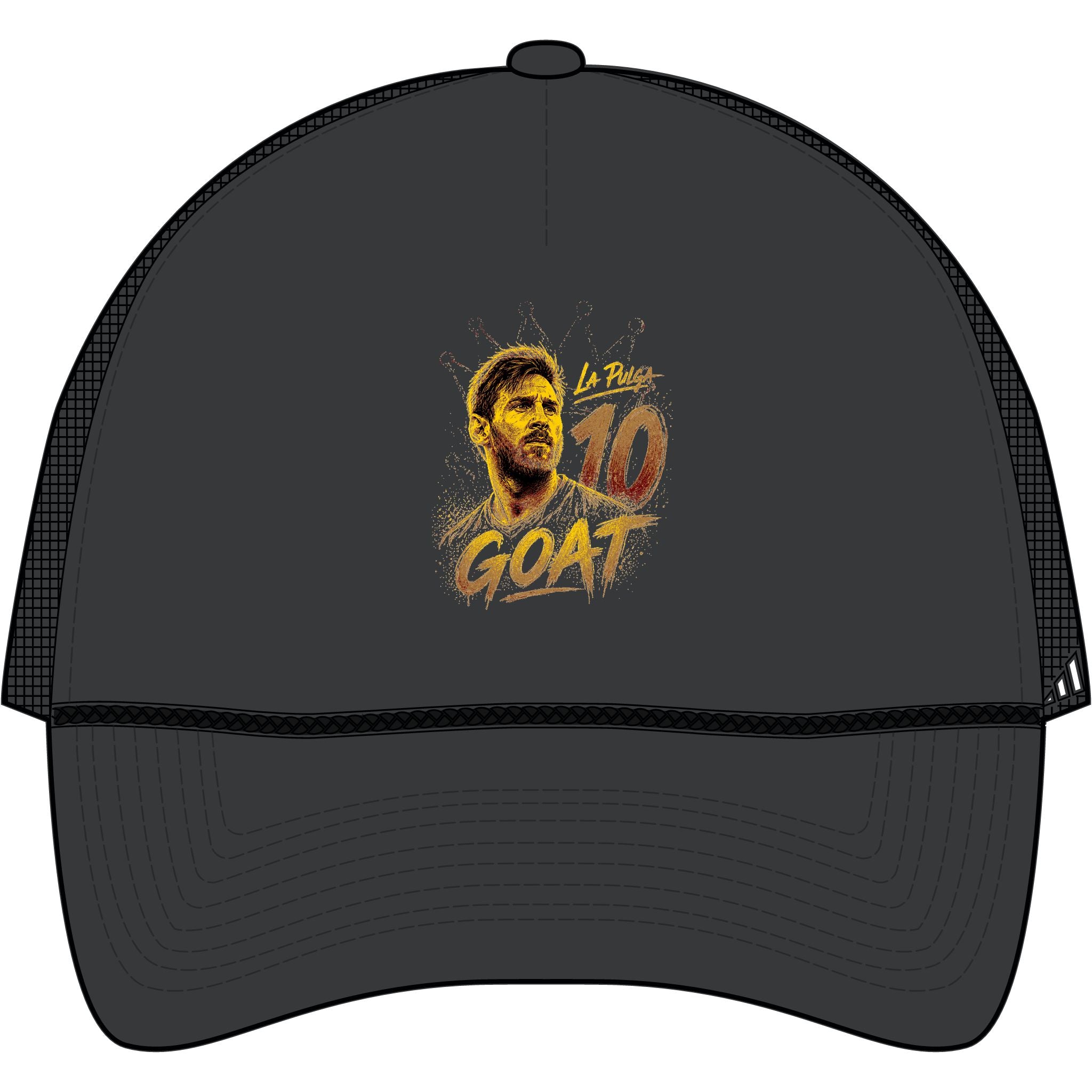 adidas GOAT Football/Soccer Trucker Cap — '10' Lionel Messi Tribute Hat