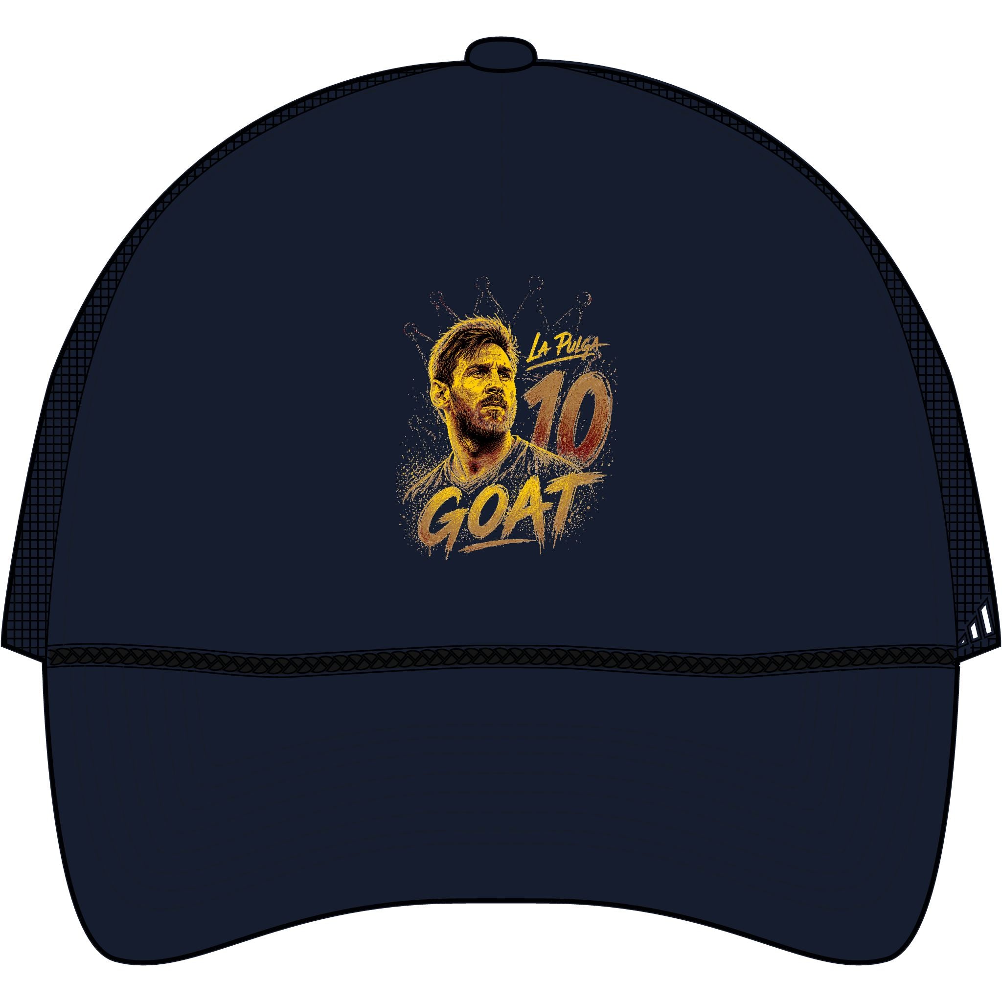 adidas GOAT Football/Soccer Trucker Cap — '10' Lionel Messi Tribute Hat