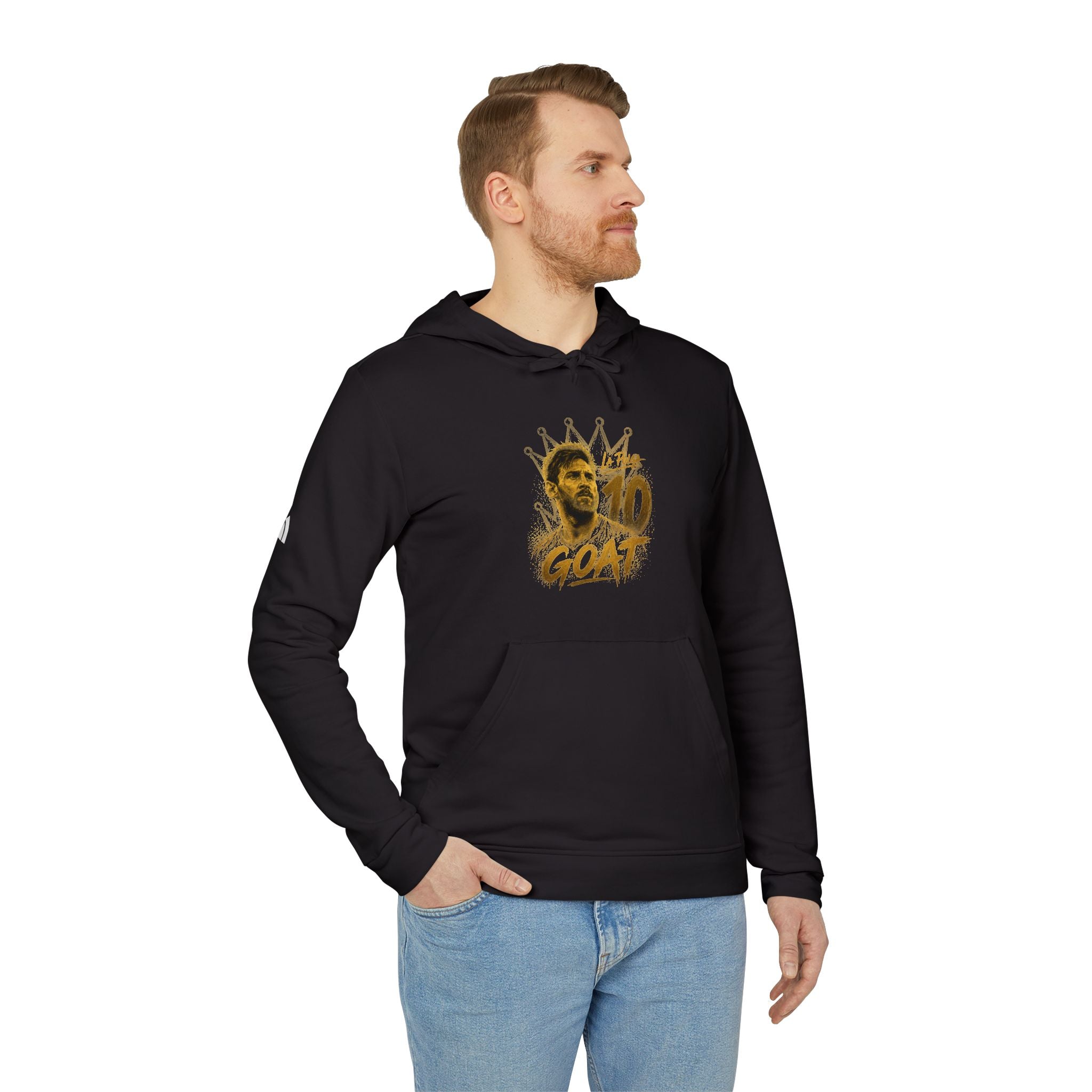 Seventus x Adidas | Hoodie, Messi GOAT Graphic — Streetwear Pullover