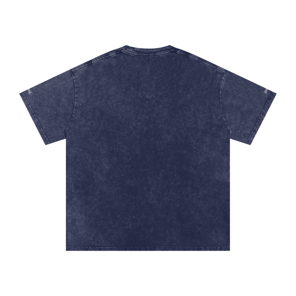 DOMINUS | 4 de julho de 1776, Camiseta oversized de algodão com efeito "snow washed"