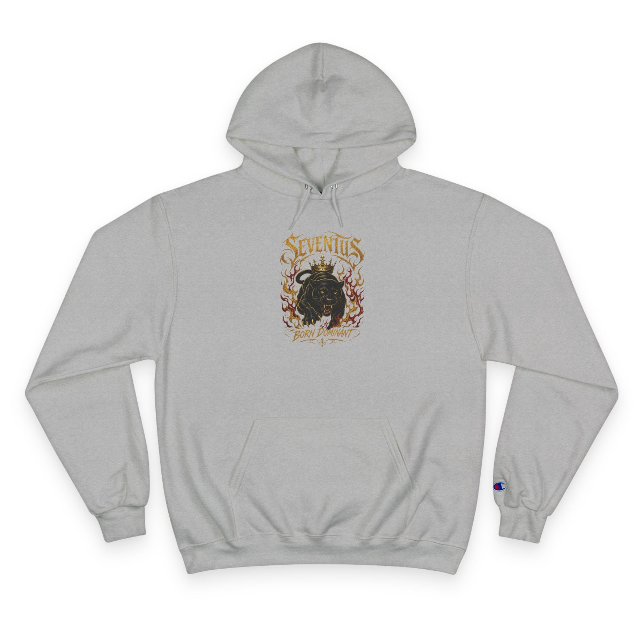 Champion Hoodie — 'Seventus' Vintage Flame Graphic Pullover