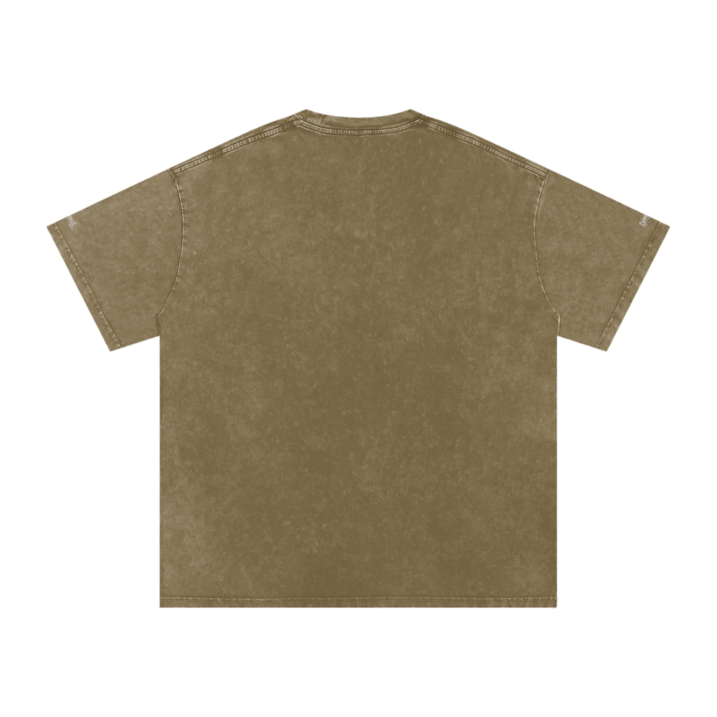 DOMINUS | 4 de julho de 1776, Camiseta oversized de algodão com efeito "snow washed"