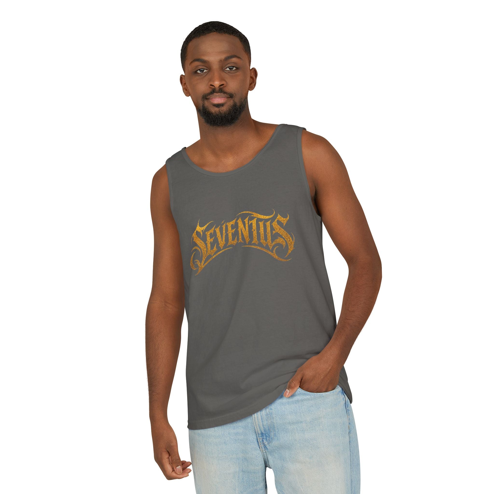 Tank Top — Seventus Panther Graphic "Born Dominant"