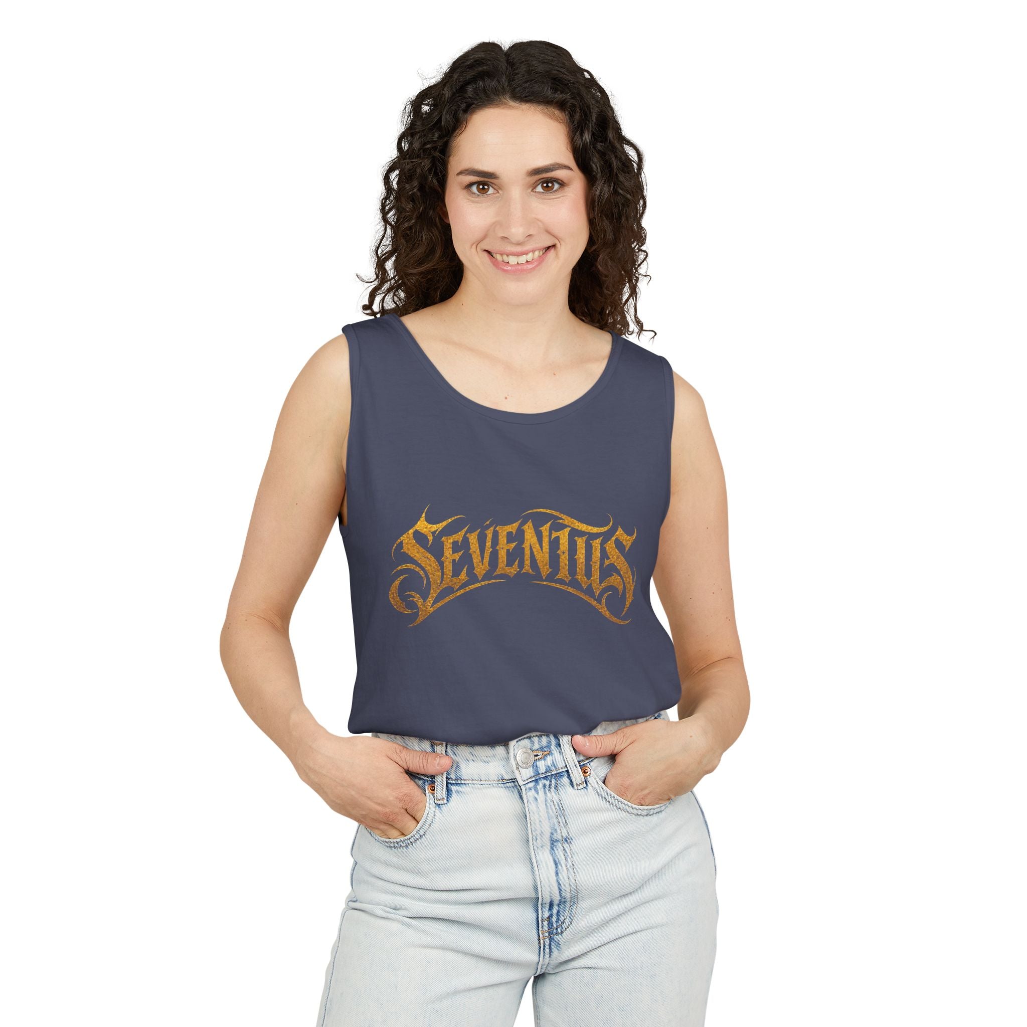 Tank Top — Seventus Panther Graphic "Born Dominant"