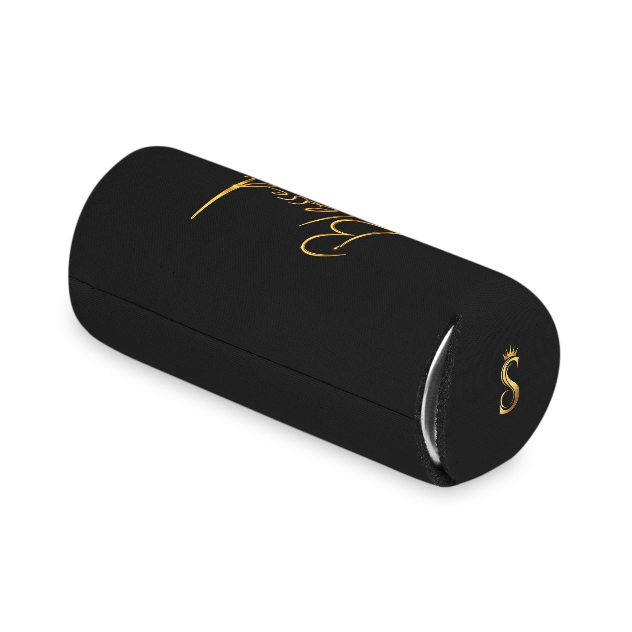 Blessed Can Cooler – Gold Script Insulated Soda & Beer Koozie