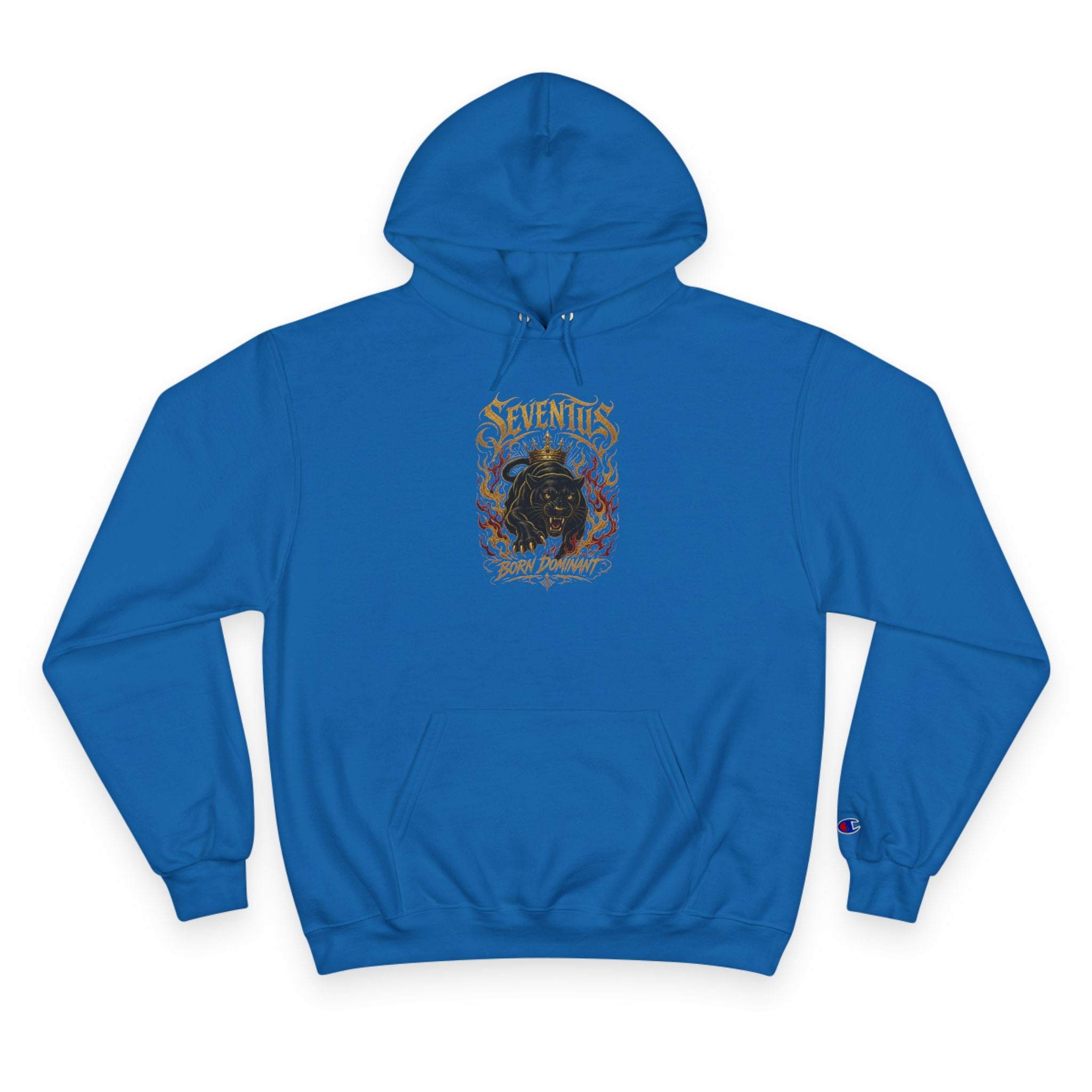 Champion Hoodie — 'Seventus' Vintage Flame Graphic Pullover