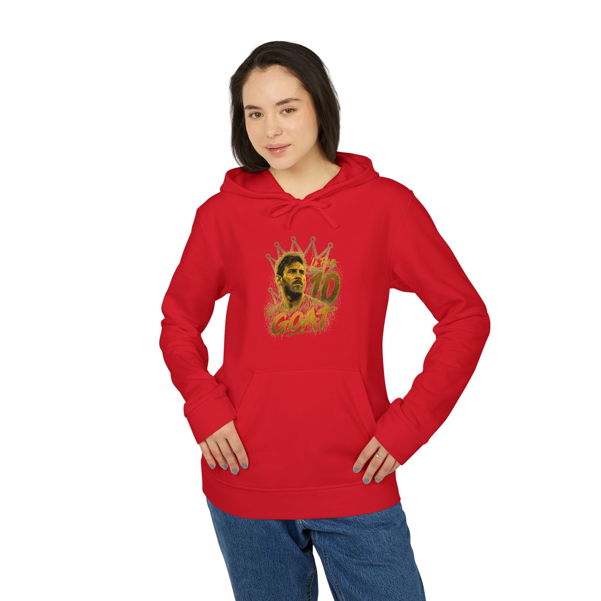 Seventus x Adidas | Hoodie, Messi GOAT Graphic — Streetwear Pullover