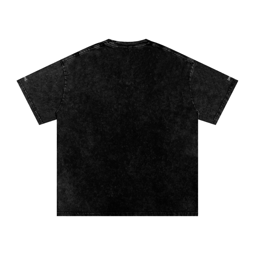 DOMINUS | 4 de julho de 1776, Camiseta oversized de algodão com efeito "snow washed"