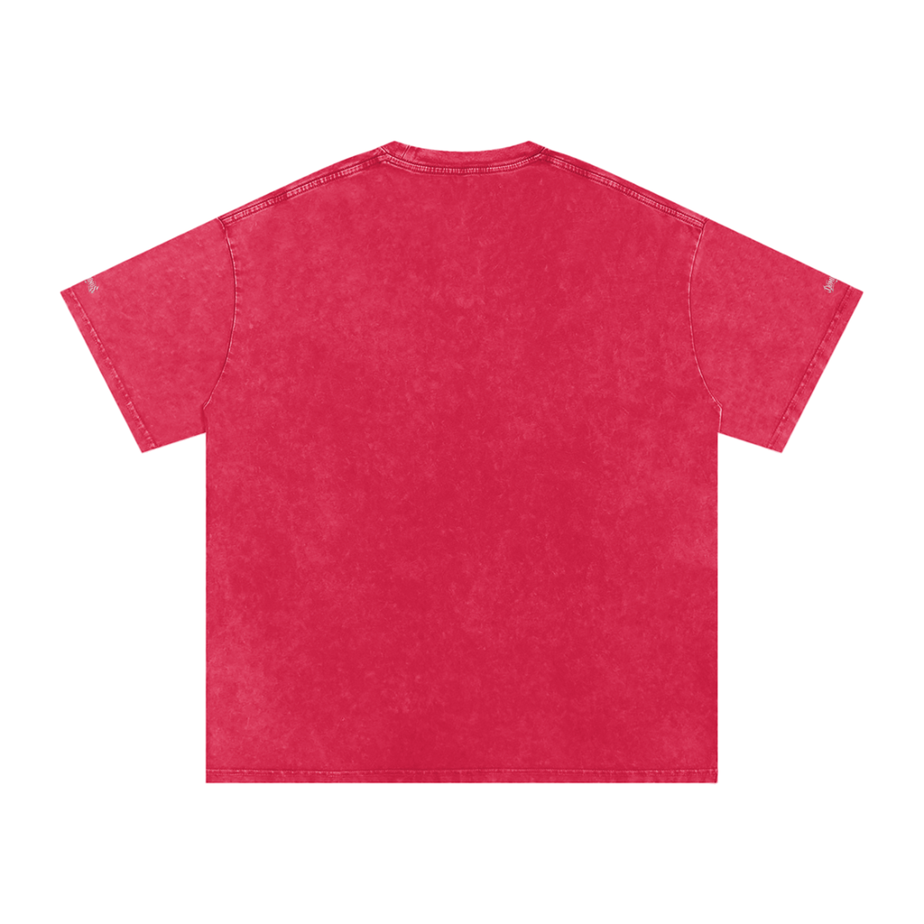 DOMINUS | 4 de julho de 1776, Camiseta oversized de algodão com efeito "snow washed"